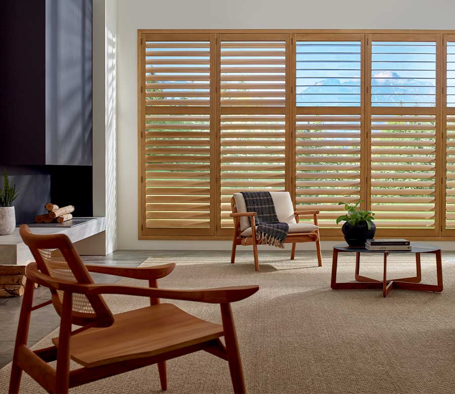 Heritance hardwood shutters helping keep a Toronto home cool in summer