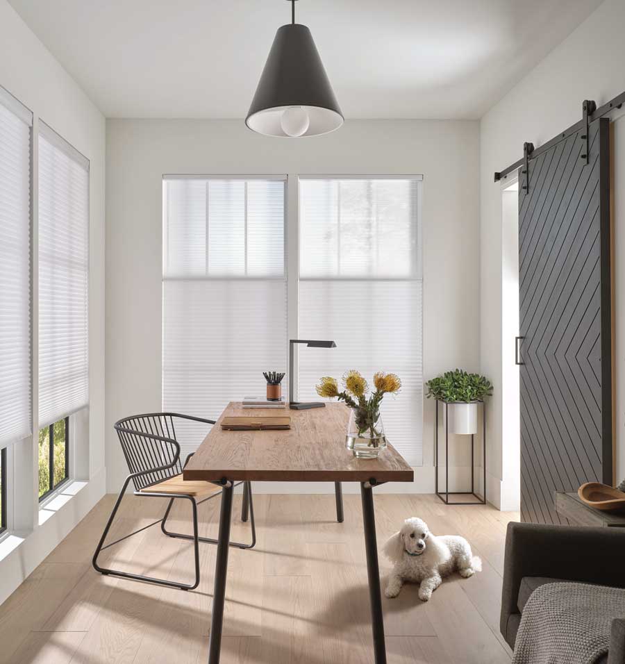 duette honeycomb shades home office Toronto Canada