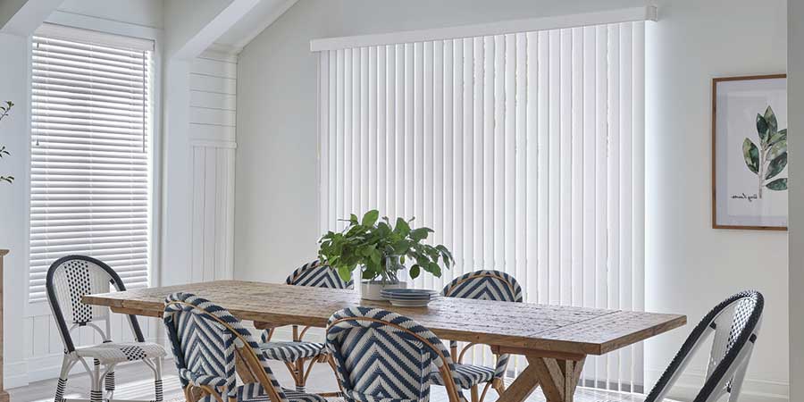 removing vertical blinds in Toronto, Canada home