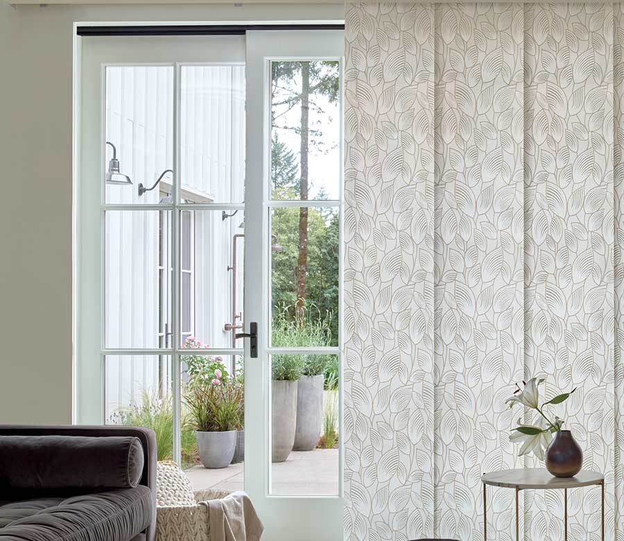 skyline-gliding-window-panels-hunter-douglas-patterned-fabric-blinds-glass-patio-doors-night-and-day-window-decor