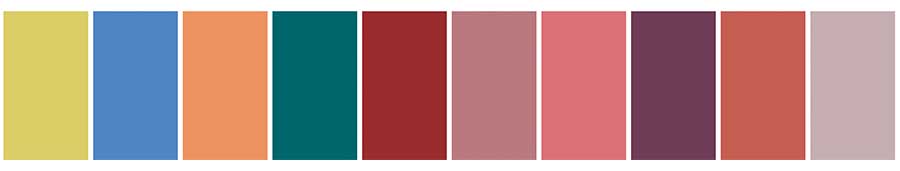 bright bold colors pantone in toroton, canada home