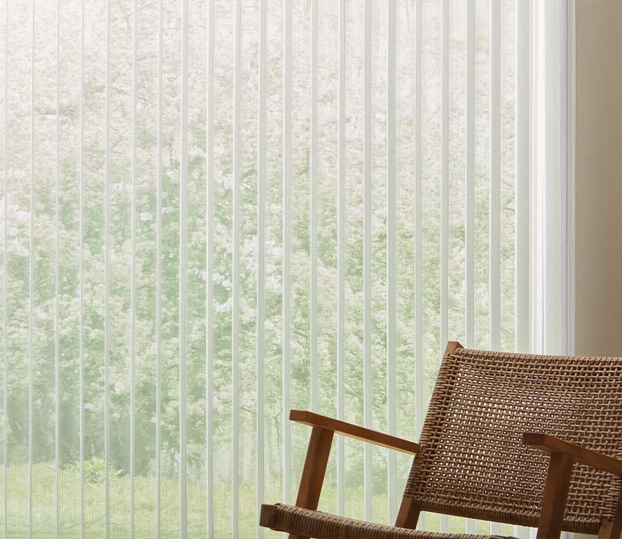 Luminette shades with soft light filtering in Toronto home