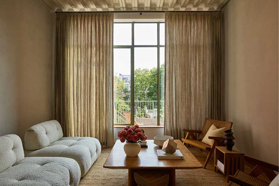 Powerview motorized drapes pinch pleat style toronto