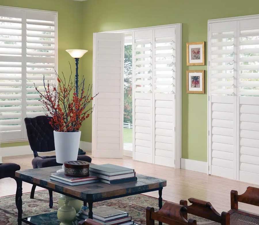 eclipse shutters in home office