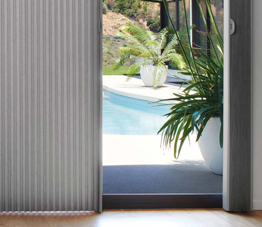 vertical door window shades by hunter douglas