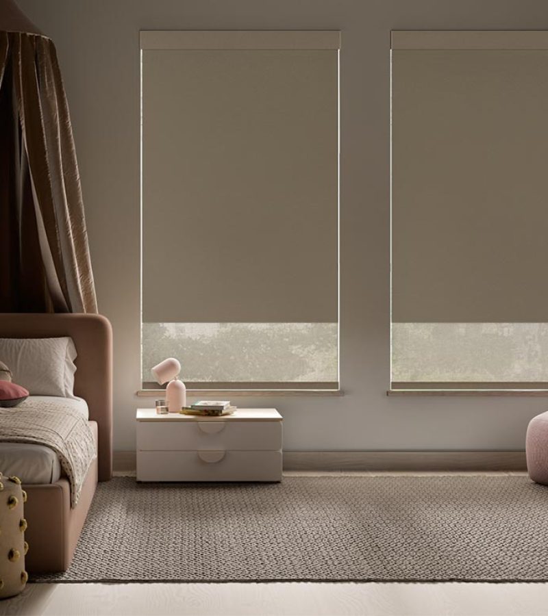 childrens room without cords for safety and dual shades for better sleep